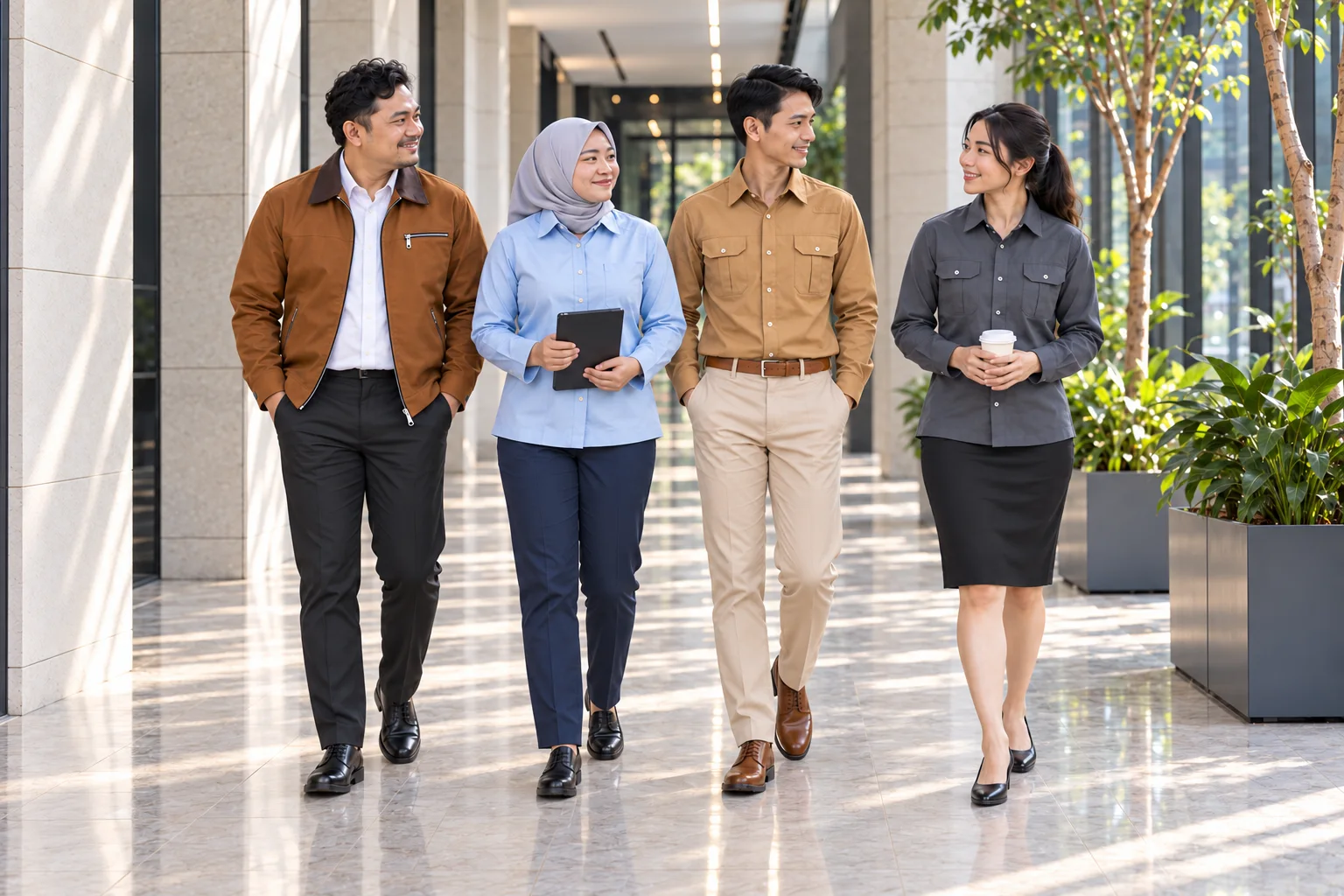 Tim berseragam Ofissio untuk solusi korporasi